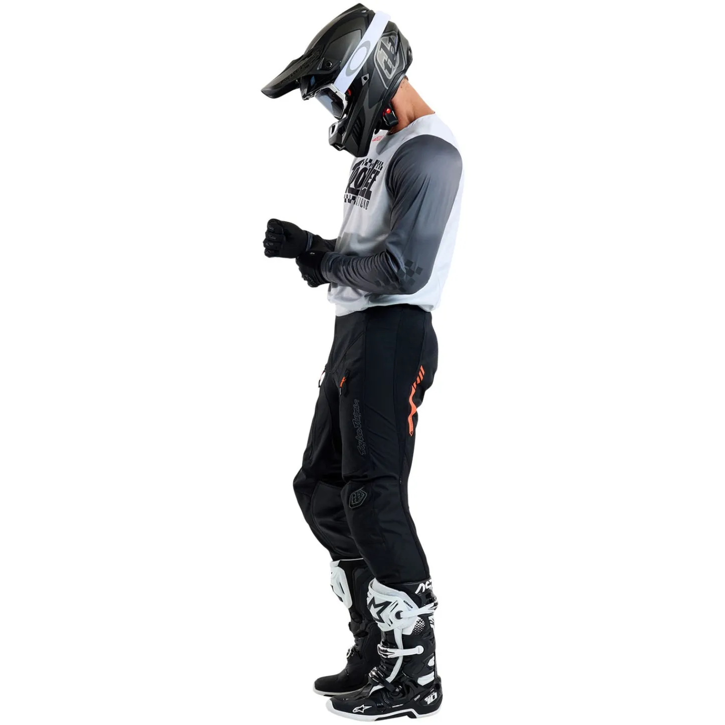 Troy Lee Designs Scout Gp|Jerseys^Scout GP Jersey Big Lee Charcoal / Fog