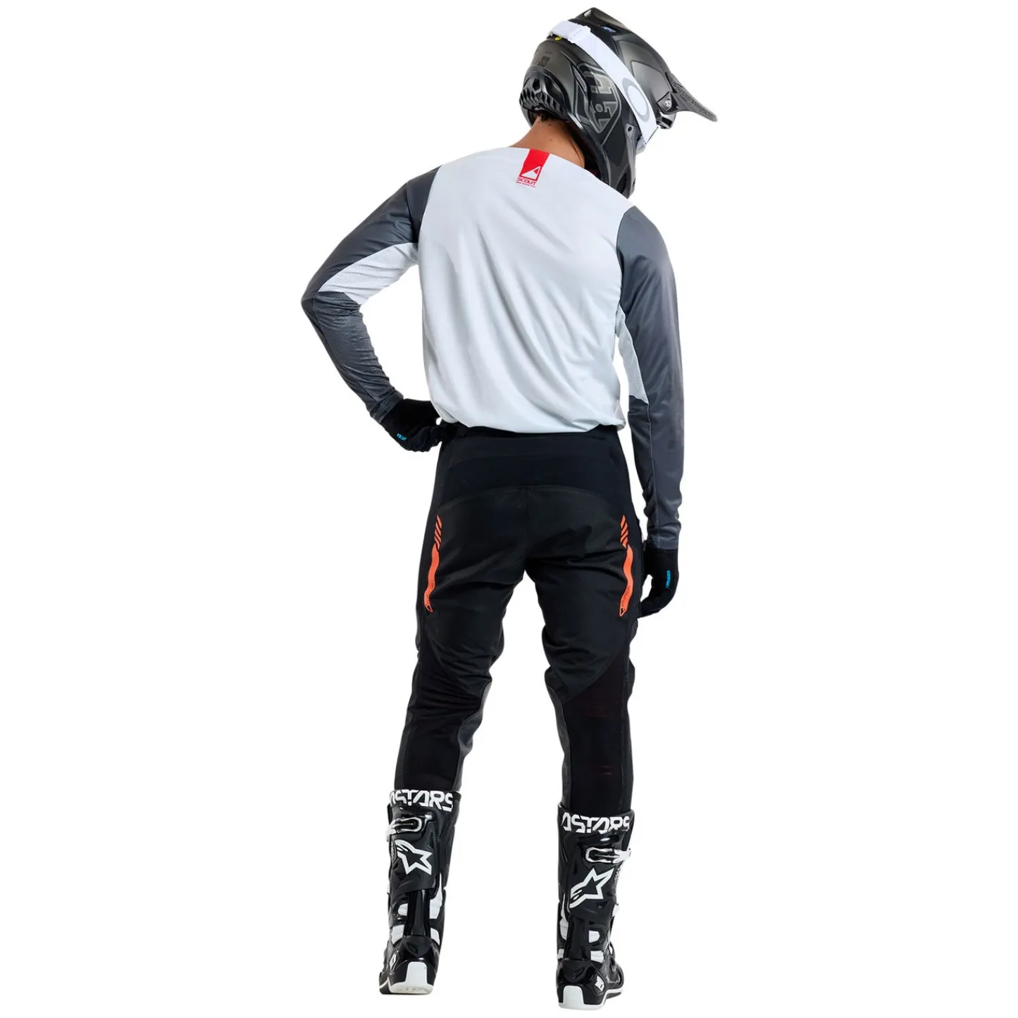 Troy Lee Designs Scout Gp|Jerseys^Scout GP Jersey Big Lee Charcoal / Fog