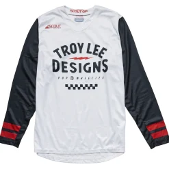 Troy Lee Designs Scout Gp|Gp^Scout GP Jersey Ride On Charcoal / Vintage White