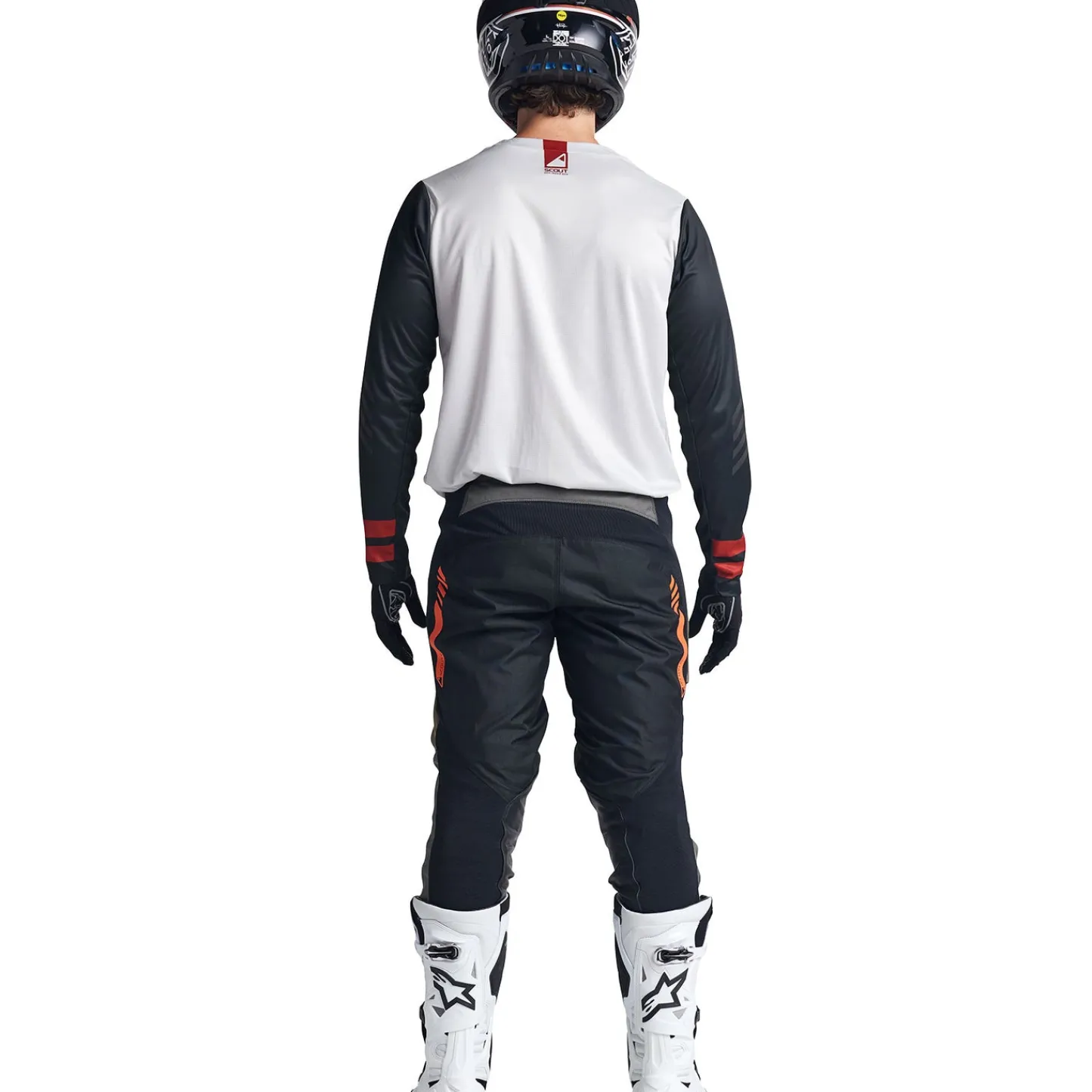 Troy Lee Designs Scout Gp|Gp^Scout GP Jersey Ride On Charcoal / Vintage White