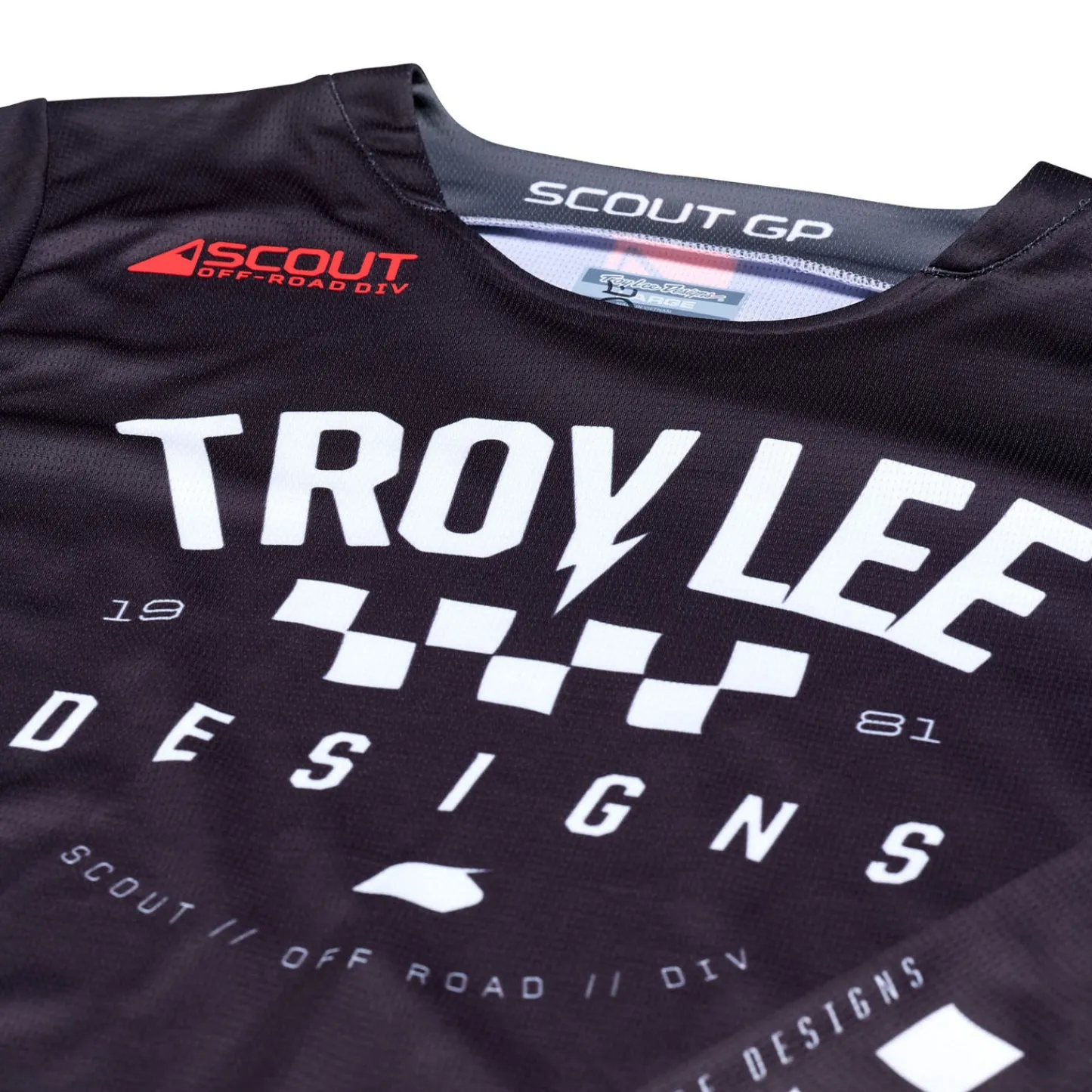 Troy Lee Designs Scout Gp|Jerseys^Scout GP Jersey Ripper Black