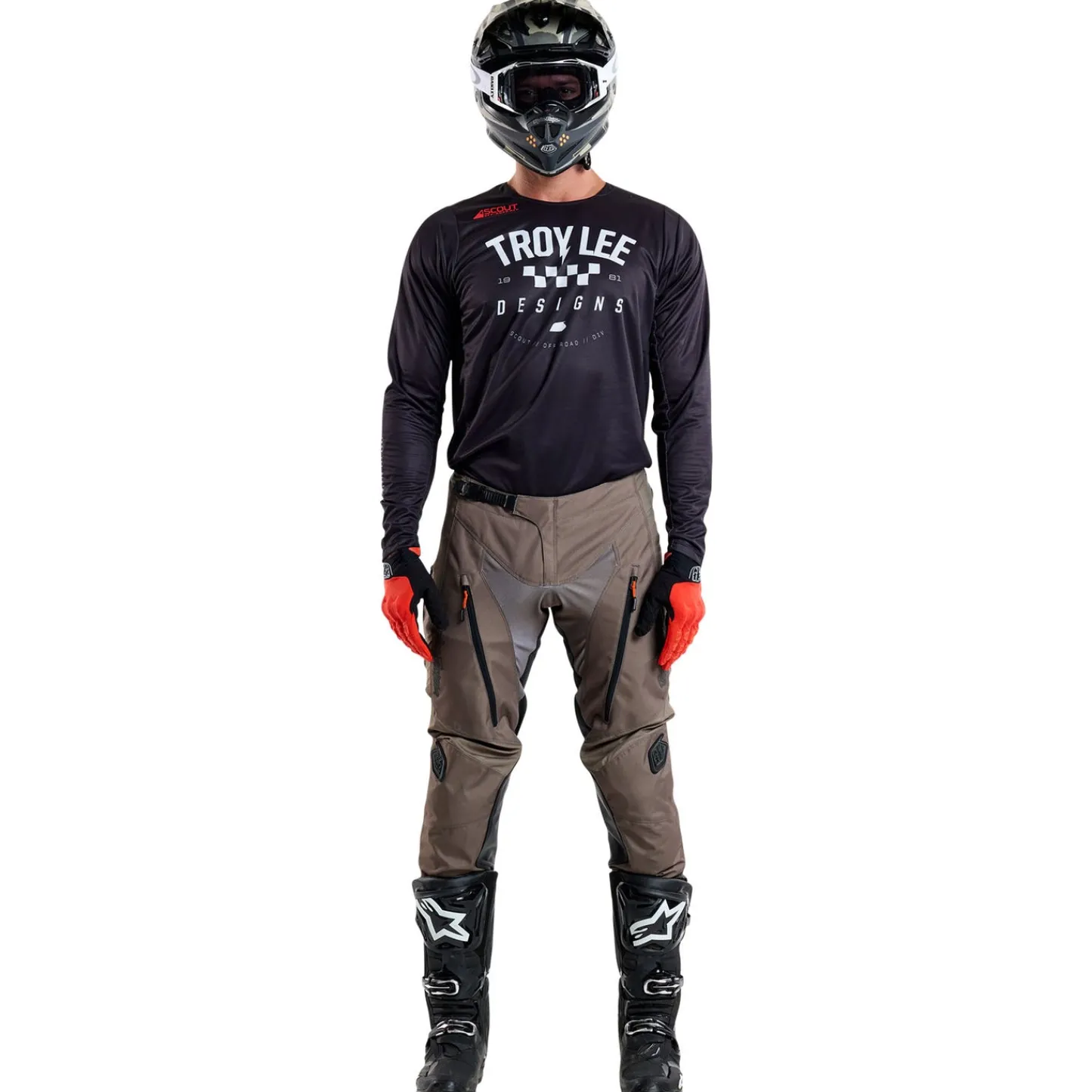Troy Lee Designs Scout Gp|Jerseys^Scout GP Jersey Ripper Black