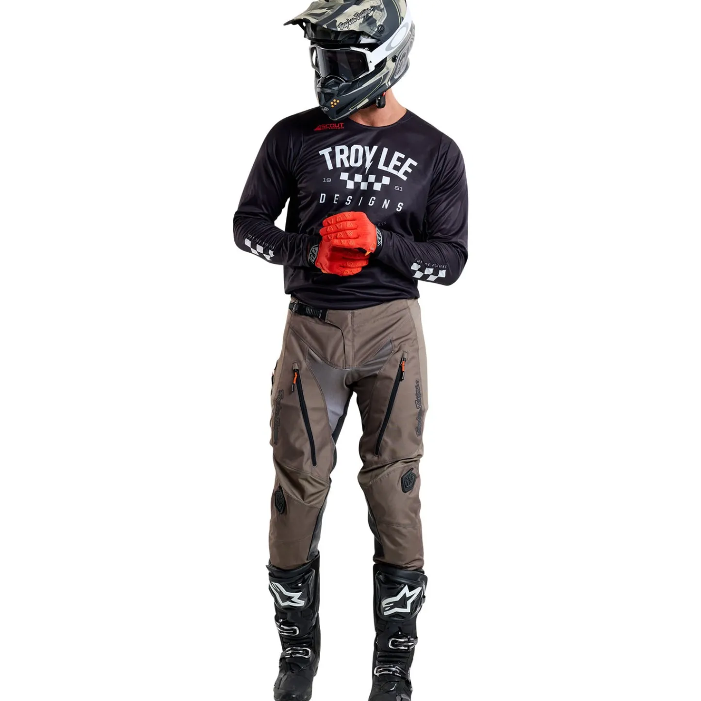 Troy Lee Designs Scout Gp|Jerseys^Scout GP Jersey Ripper Black