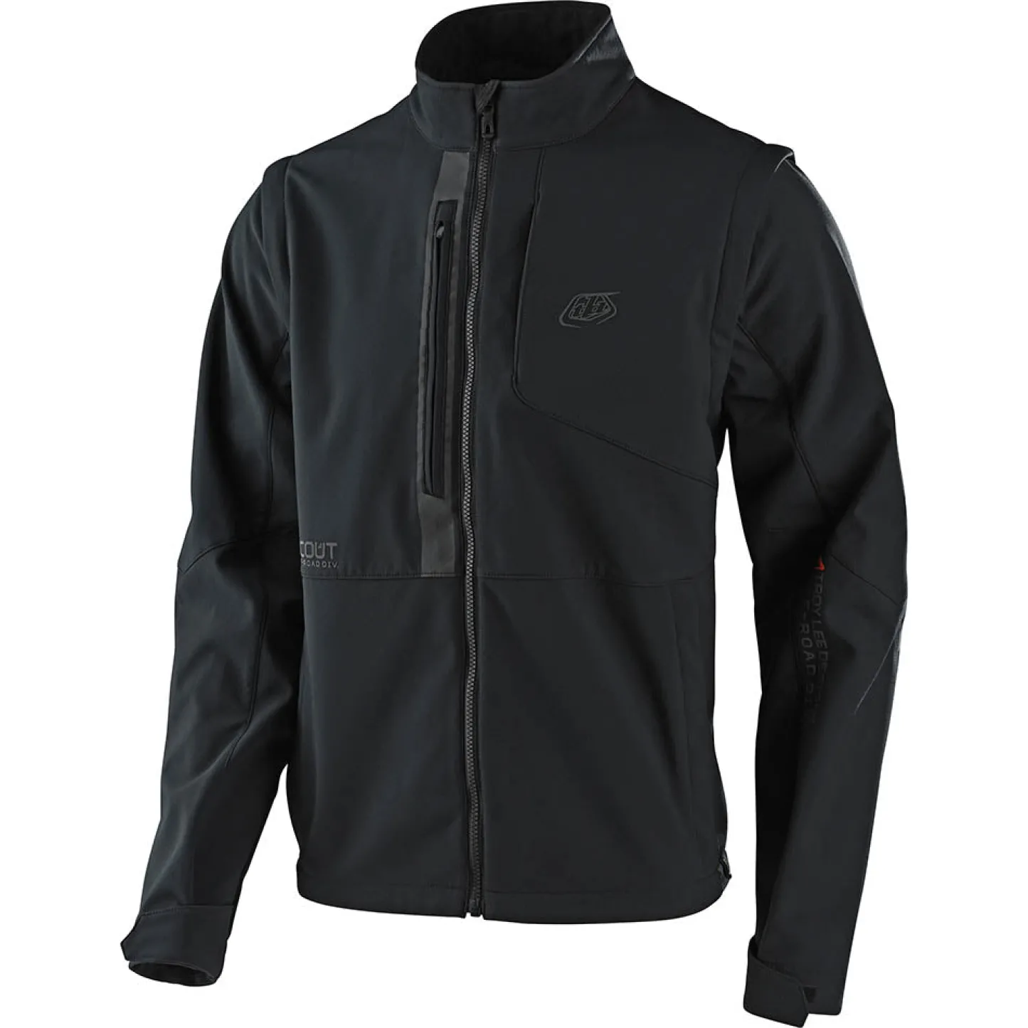 Troy Lee Designs Windbreakers & Jackets^Scout Softshell Off-Road Jacket Solid Black