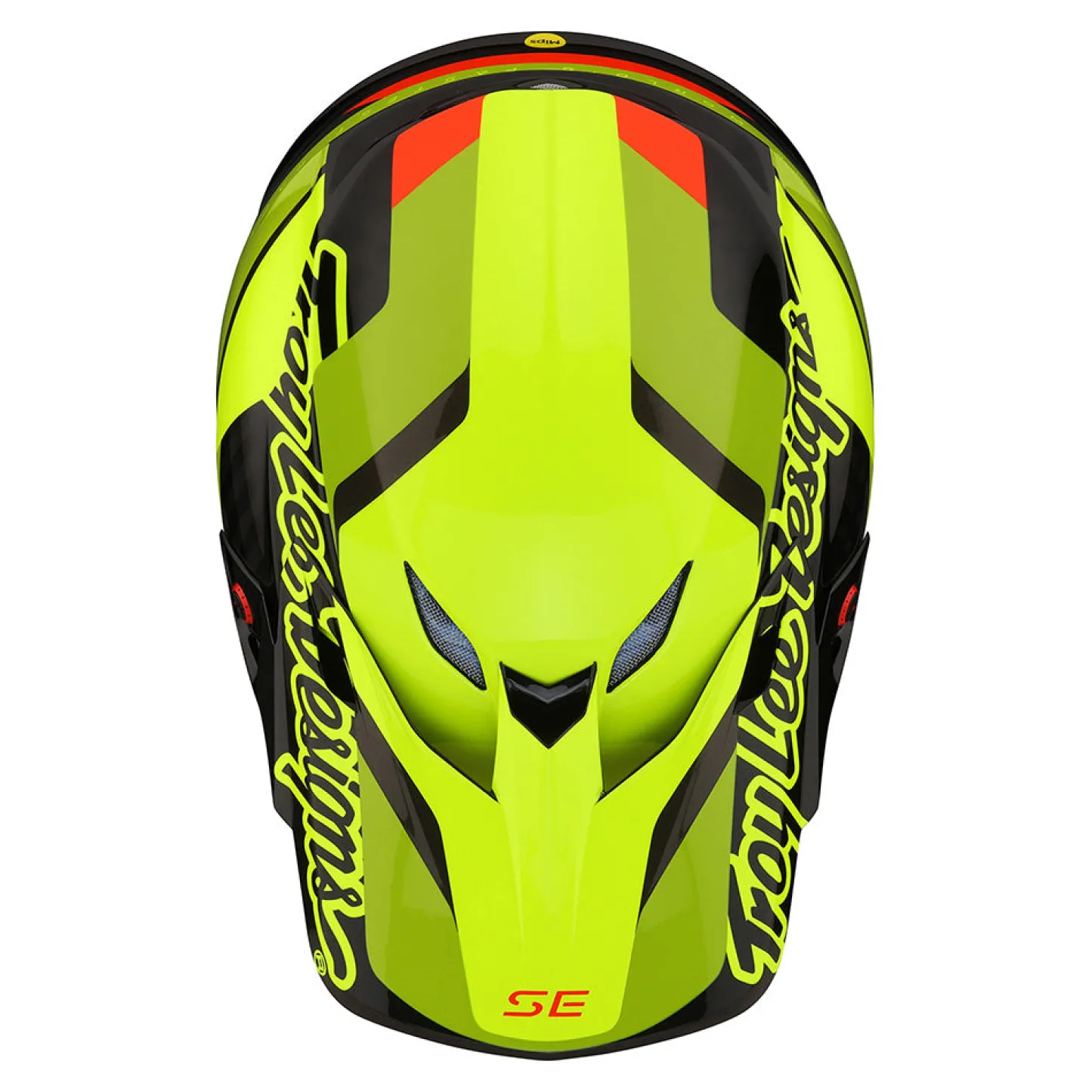 Women Troy Lee Designs Se5|Helmets^SE5 Carbon Helmet Omega Black / Flo Yellow