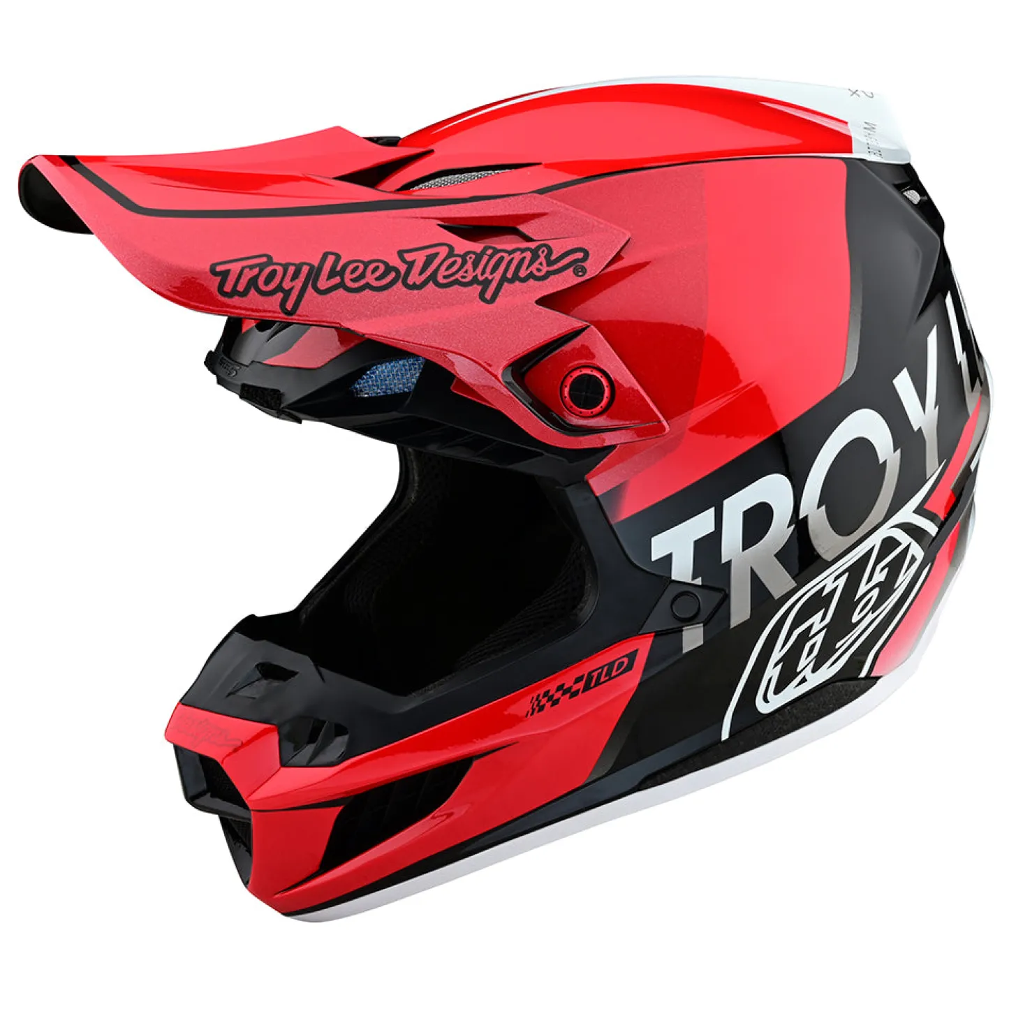 Women Troy Lee Designs Se5|Helmets^SE5 Composite Helmet Qualifier Red / Black