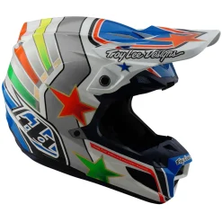 Women Troy Lee Designs Se5|Helmets^SE5 Composite Helmet Rays White / Blue