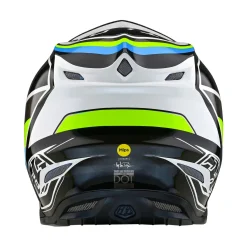 Troy Lee Designs Se5|Track^SE5 Composite Helmet Reverb White / Blue