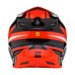 Troy Lee Designs Se5|Track^SE5 Composite Helmet Saber Neon Red