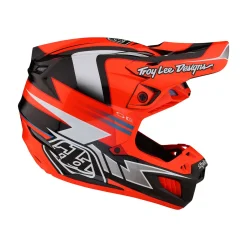 Troy Lee Designs Se5|Track^SE5 Composite Helmet Saber Neon Red