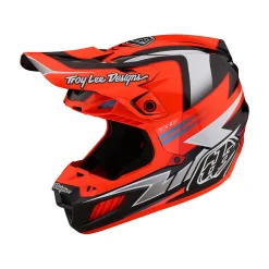 Troy Lee Designs Se5|Track^SE5 Composite Helmet Saber Neon Red