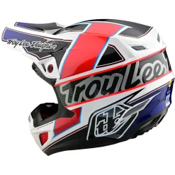 Troy Lee Designs Se5|Track^SE5 Composite Helmet Team White / Black