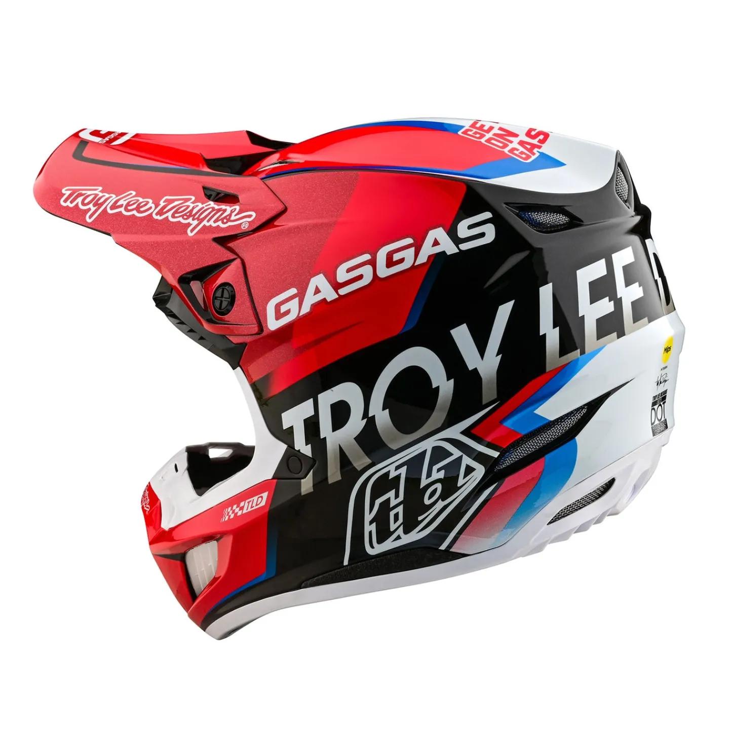 Troy Lee Designs Se5|Track^SE5 Composite Helmet W/MIPS GasGas Fumes Red / Black