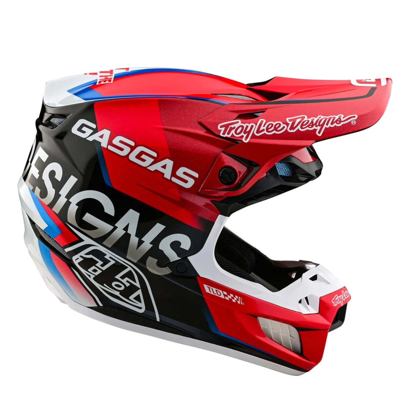 Troy Lee Designs Se5|Track^SE5 Composite Helmet W/MIPS GasGas Fumes Red / Black