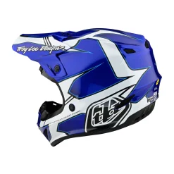 Women Troy Lee Designs Se4|Helmets^SE4 Polyacrylite Helmet Matrix Blue