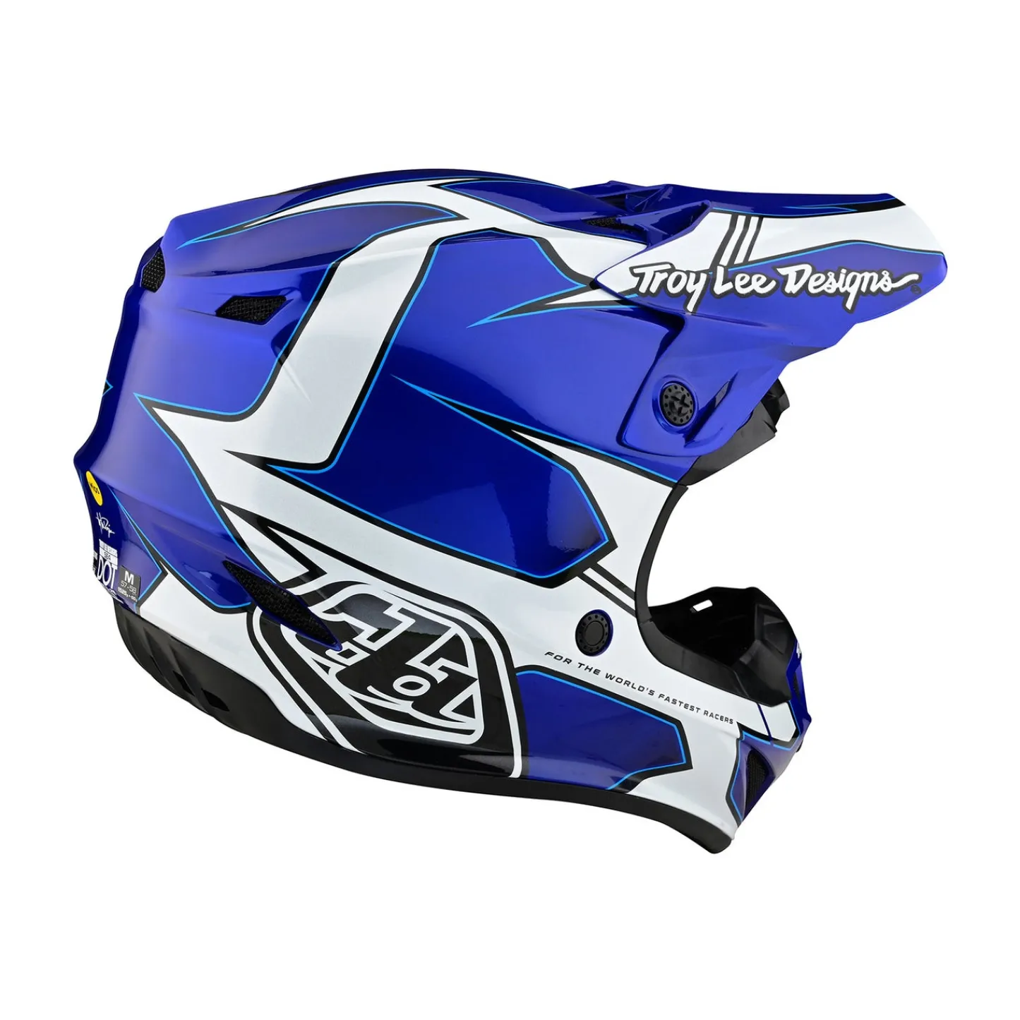 Women Troy Lee Designs Se4|Helmets^SE4 Polyacrylite Helmet Matrix Blue