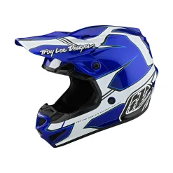 Women Troy Lee Designs Se4|Helmets^SE4 Polyacrylite Helmet Matrix Blue