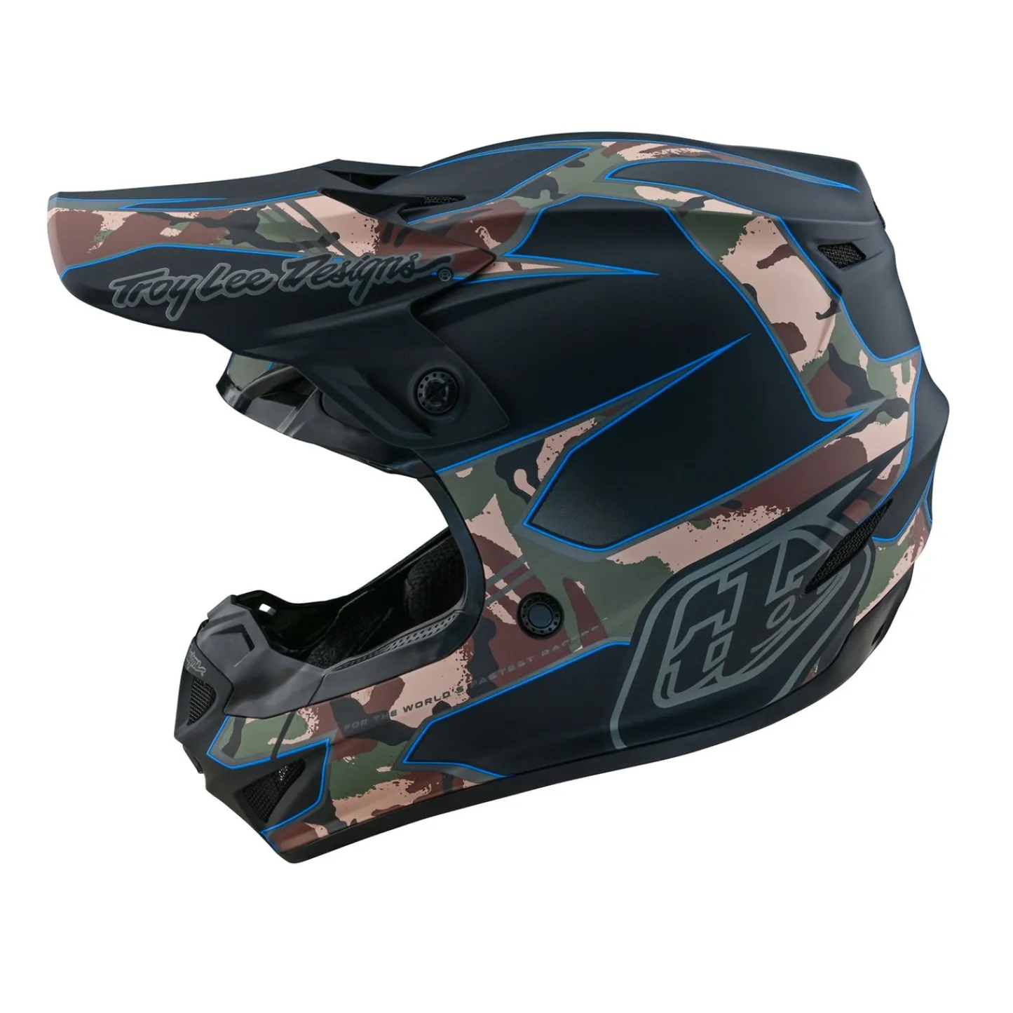 Women Troy Lee Designs Se4|Helmets^SE4 Polyacrylite Helmet Matrix Camo Black