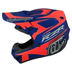 Women Troy Lee Designs Se4|Helmets^SE4 Polyacrylite Helmet Polaris Blue / Red