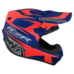 Women Troy Lee Designs Se4|Helmets^SE4 Polyacrylite Helmet Polaris Blue / Red