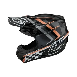 Women Troy Lee Designs Se4|Helmets^SE4 Polyacrylite Helmet Warped Black / Copper