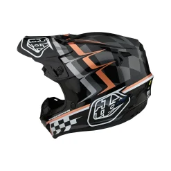 Women Troy Lee Designs Se4|Helmets^SE4 Polyacrylite Helmet Warped Black / Copper