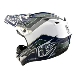 Women Troy Lee Designs Se4|Helmets^SE4 Polyacrylite Helmet W/MIPS Block Charcoal / Navy
