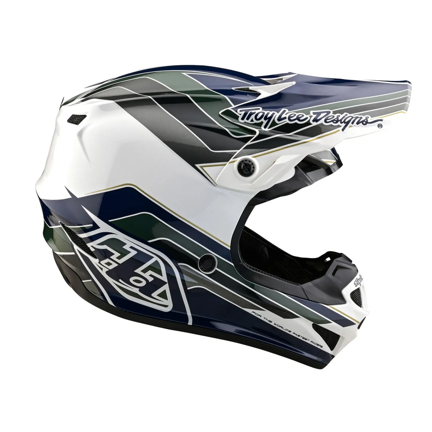 Women Troy Lee Designs Se4|Helmets^SE4 Polyacrylite Helmet W/MIPS Block Charcoal / Navy
