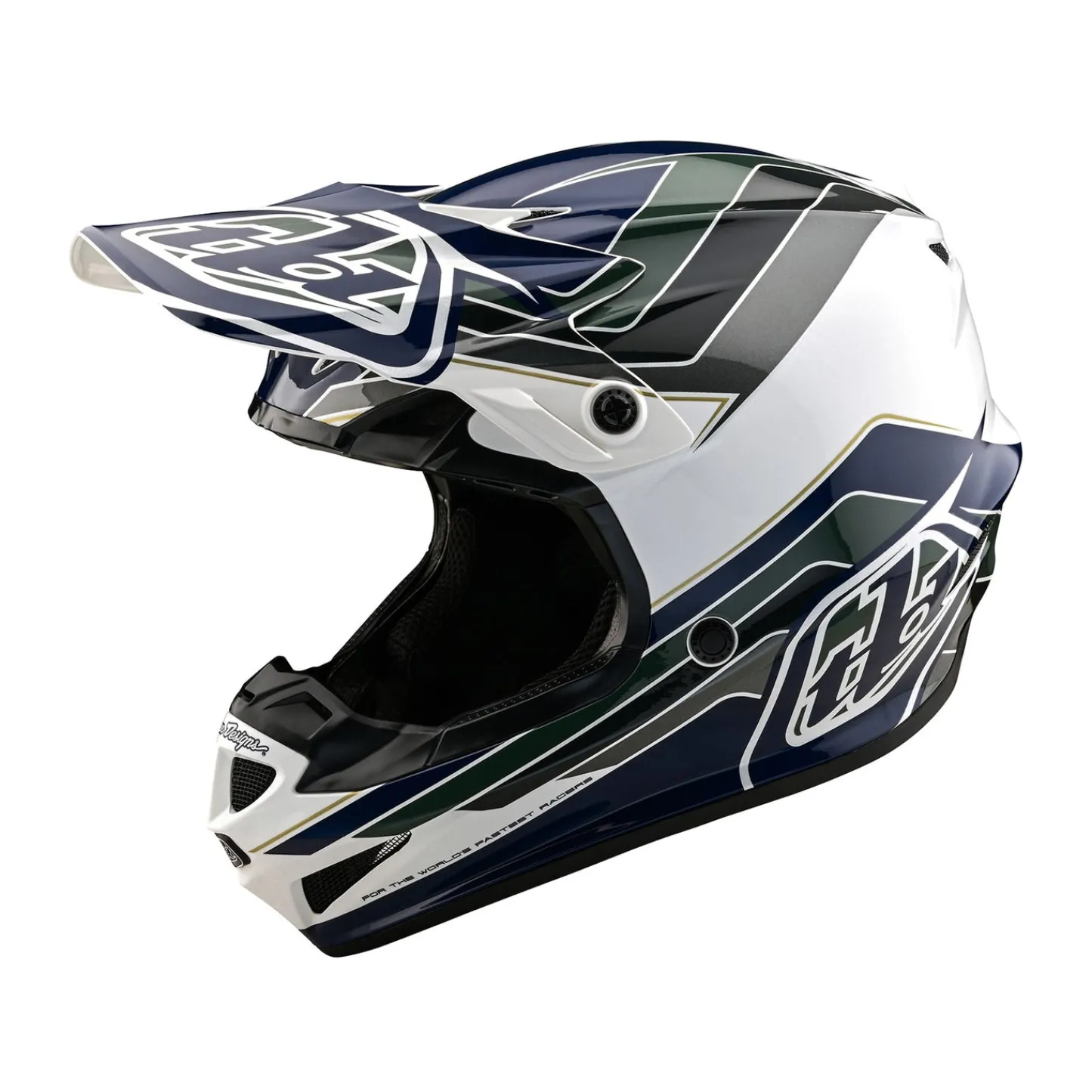 Women Troy Lee Designs Se4|Helmets^SE4 Polyacrylite Helmet W/MIPS Block Charcoal / Navy