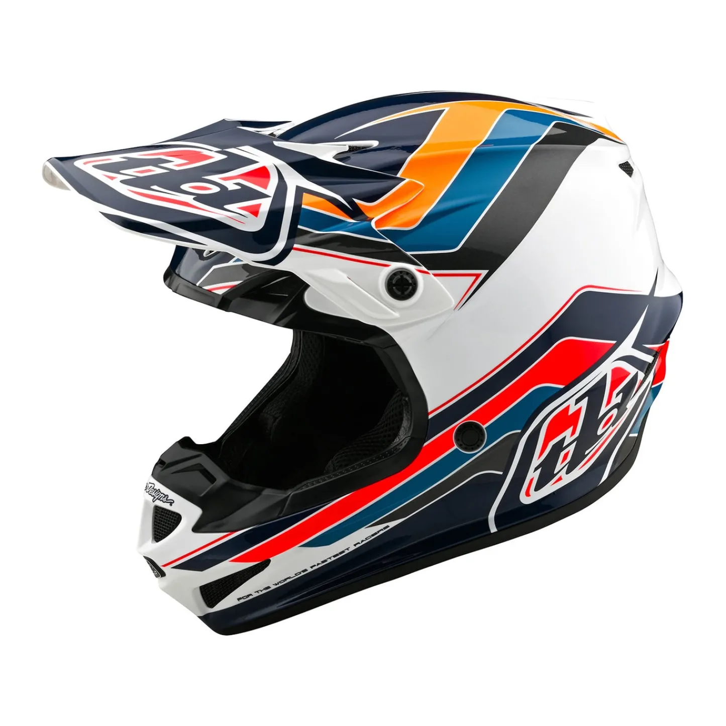 Women Troy Lee Designs Se4|Helmets^SE4 Polyacrylite Helmet W/MIPS Block Blue