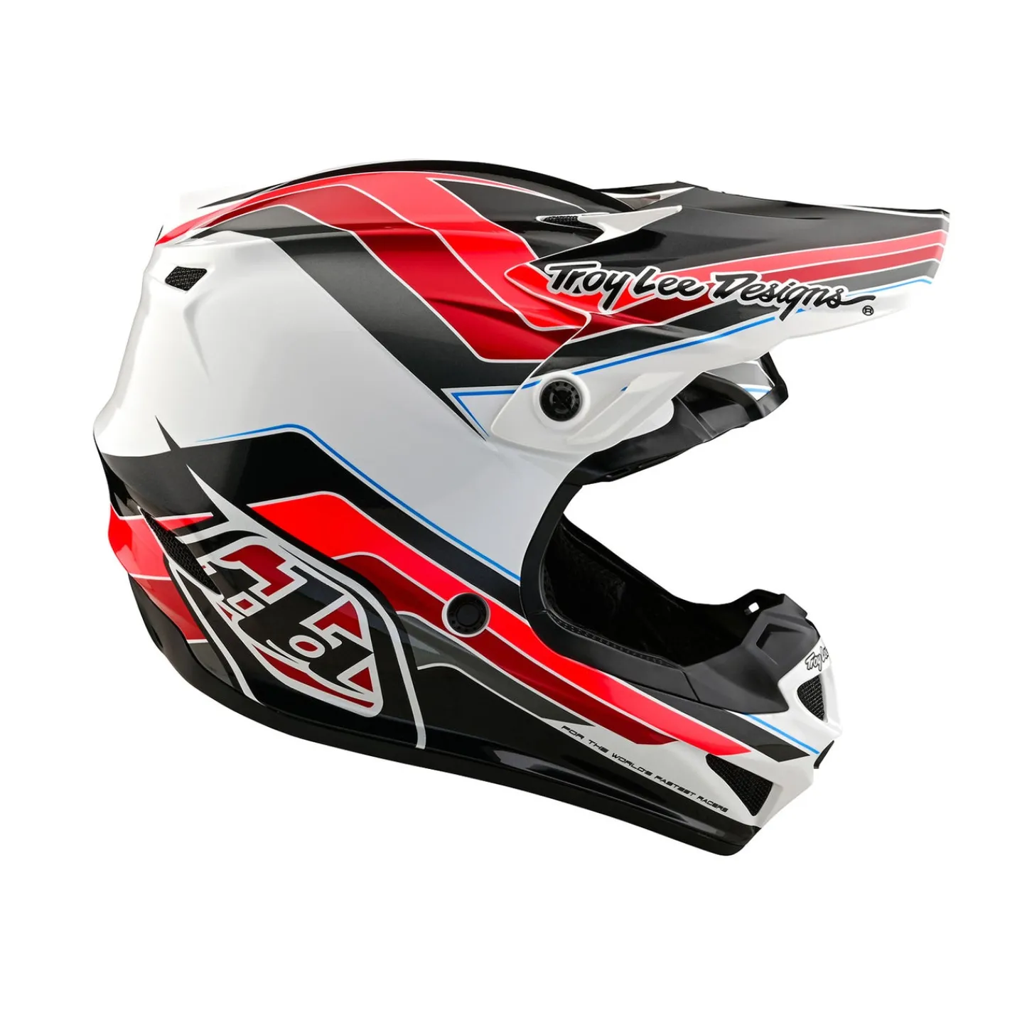 Women Troy Lee Designs Se4|Helmets^SE4 Polyacrylite Helmet W/MIPS Block Charcoal / Red