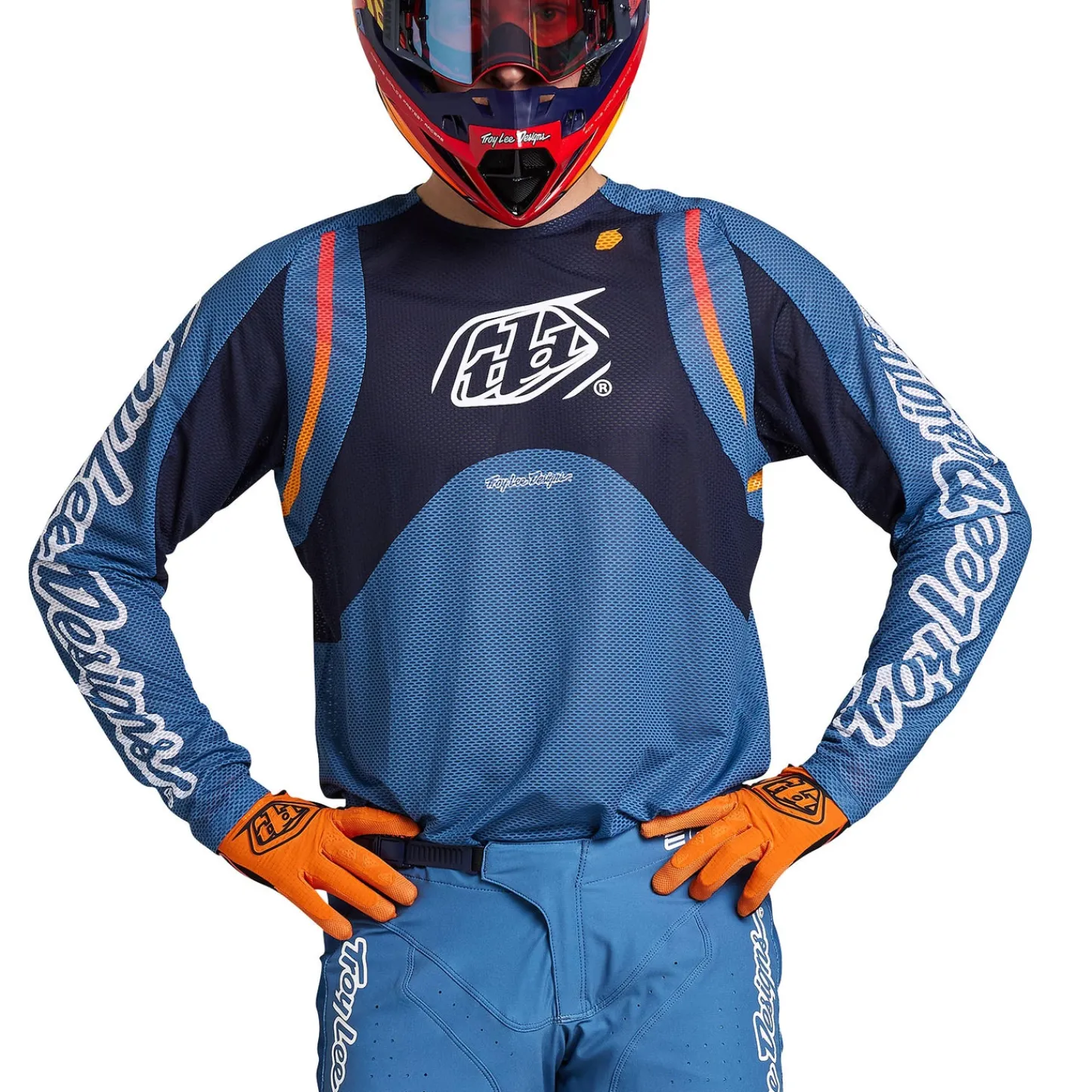 Troy Lee Designs Se Pro Air|Se Pro^SE Pro Air Jersey Pinned Blue