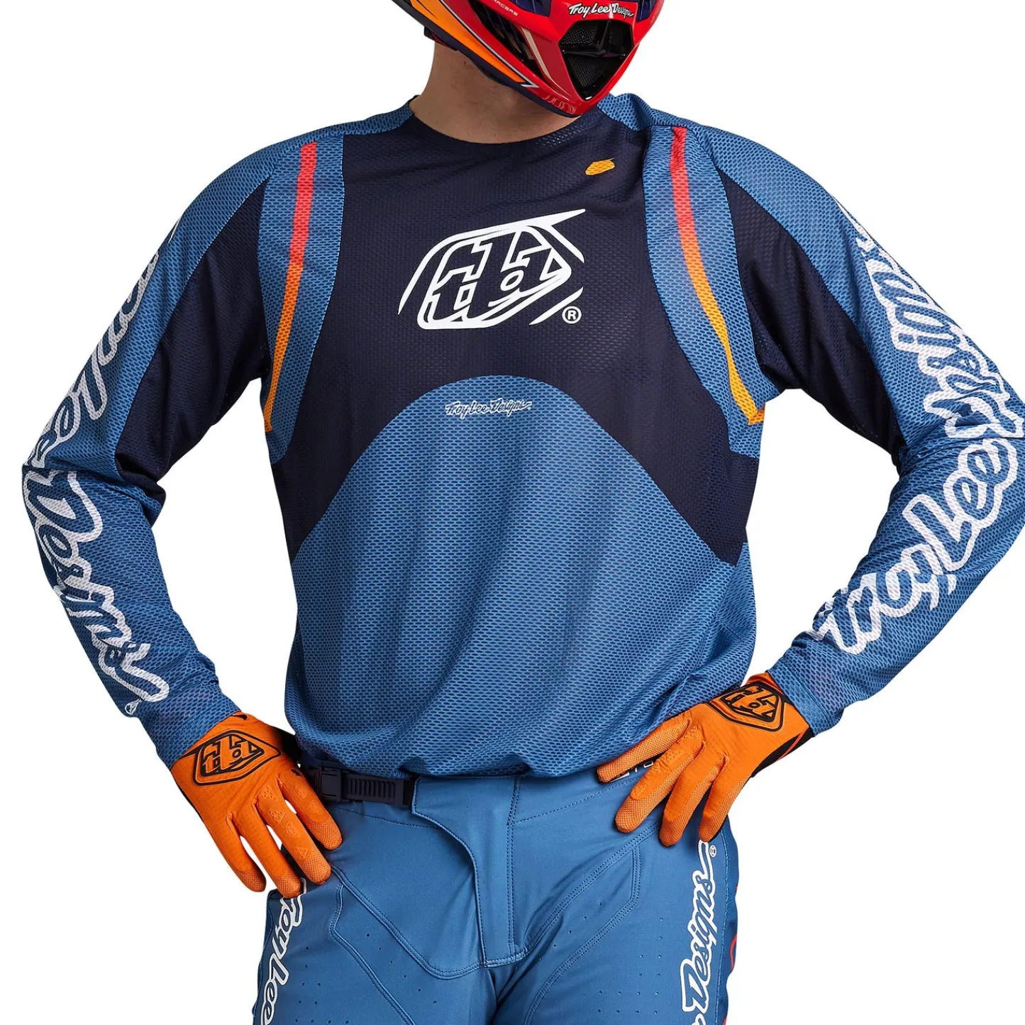 Troy Lee Designs Se Pro Air|Se Pro^SE Pro Air Jersey Pinned Blue