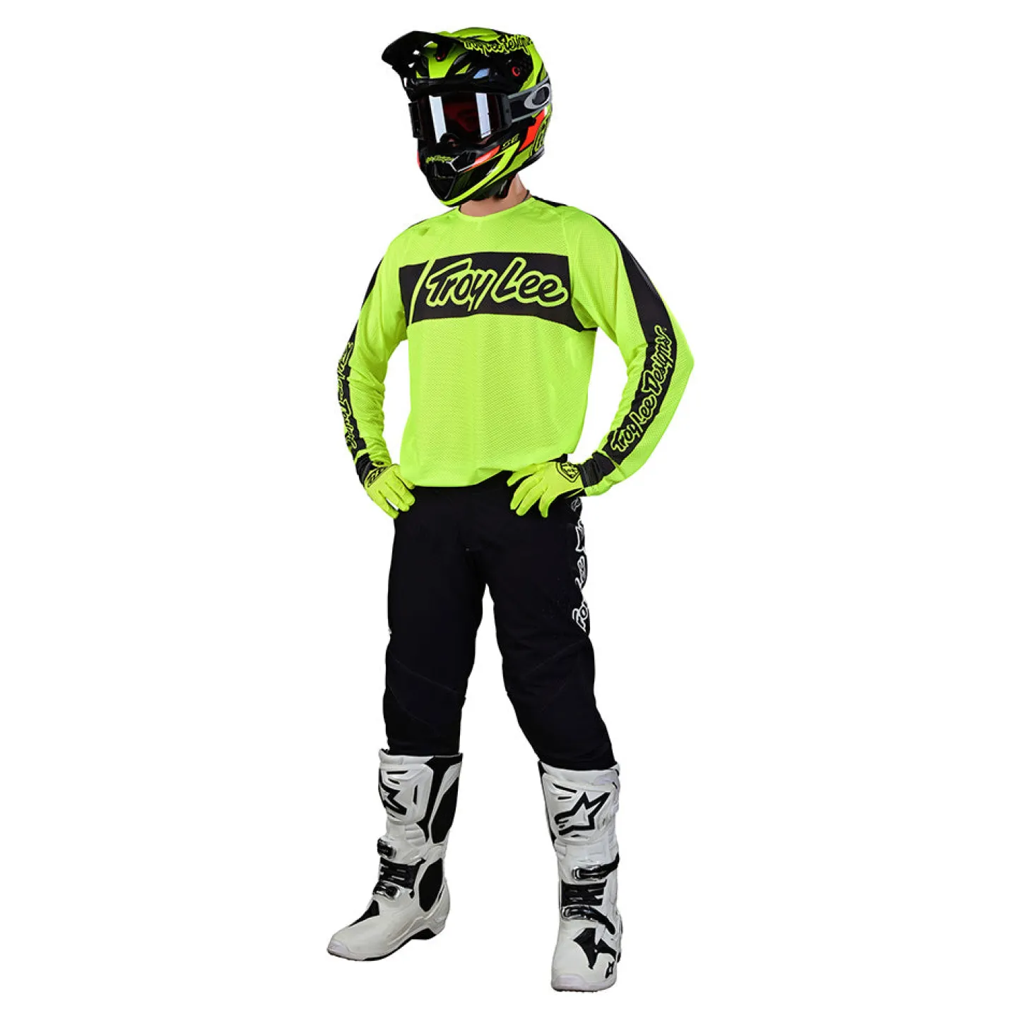 Troy Lee Designs Se Pro Air|Se Pro^SE Pro Air Jersey Vox Flo Yellow