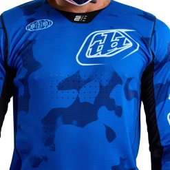 Troy Lee Designs Jerseys|Track^SE Pro Jersey Blotted Bright Blue