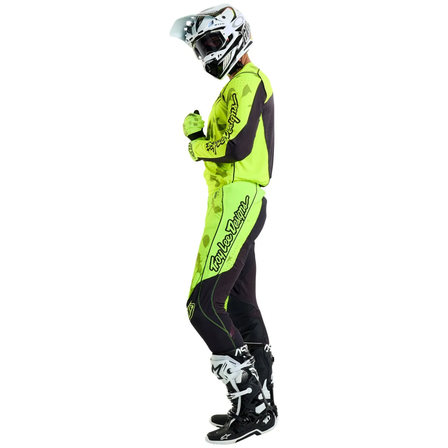 Troy Lee Designs Se Pro|Jerseys^SE Pro Jersey Blotted Flo Yellow