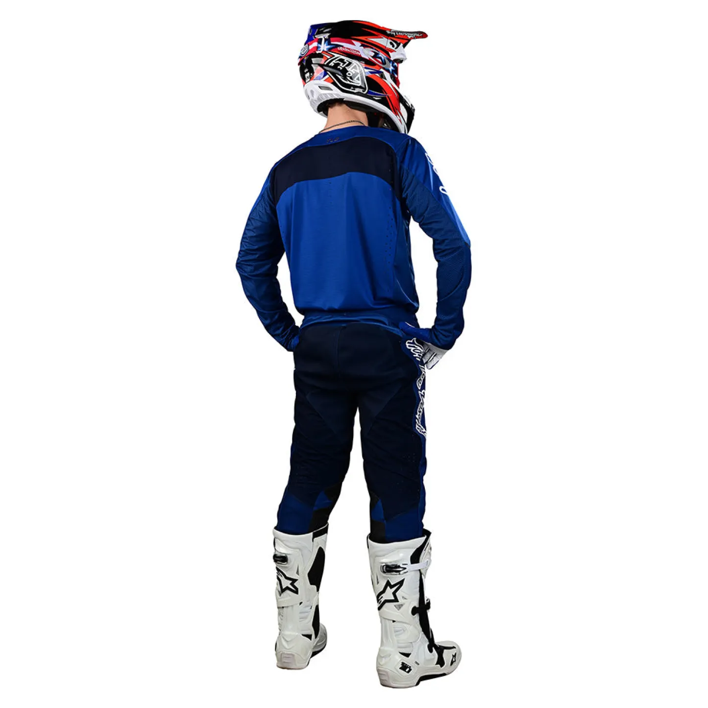 Troy Lee Designs Se Pro|Jerseys^SE Pro Jersey Grid Blue / Navy