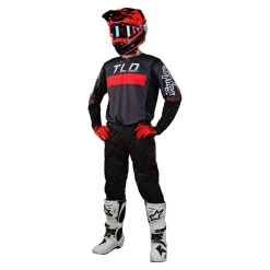 Troy Lee Designs Se Pro|Track^SE Pro Jersey Grid Camo Black / Gray