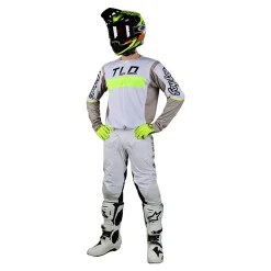 Troy Lee Designs Se Pro|Jerseys^SE Pro Jersey Grid Fog / Flo Yellow