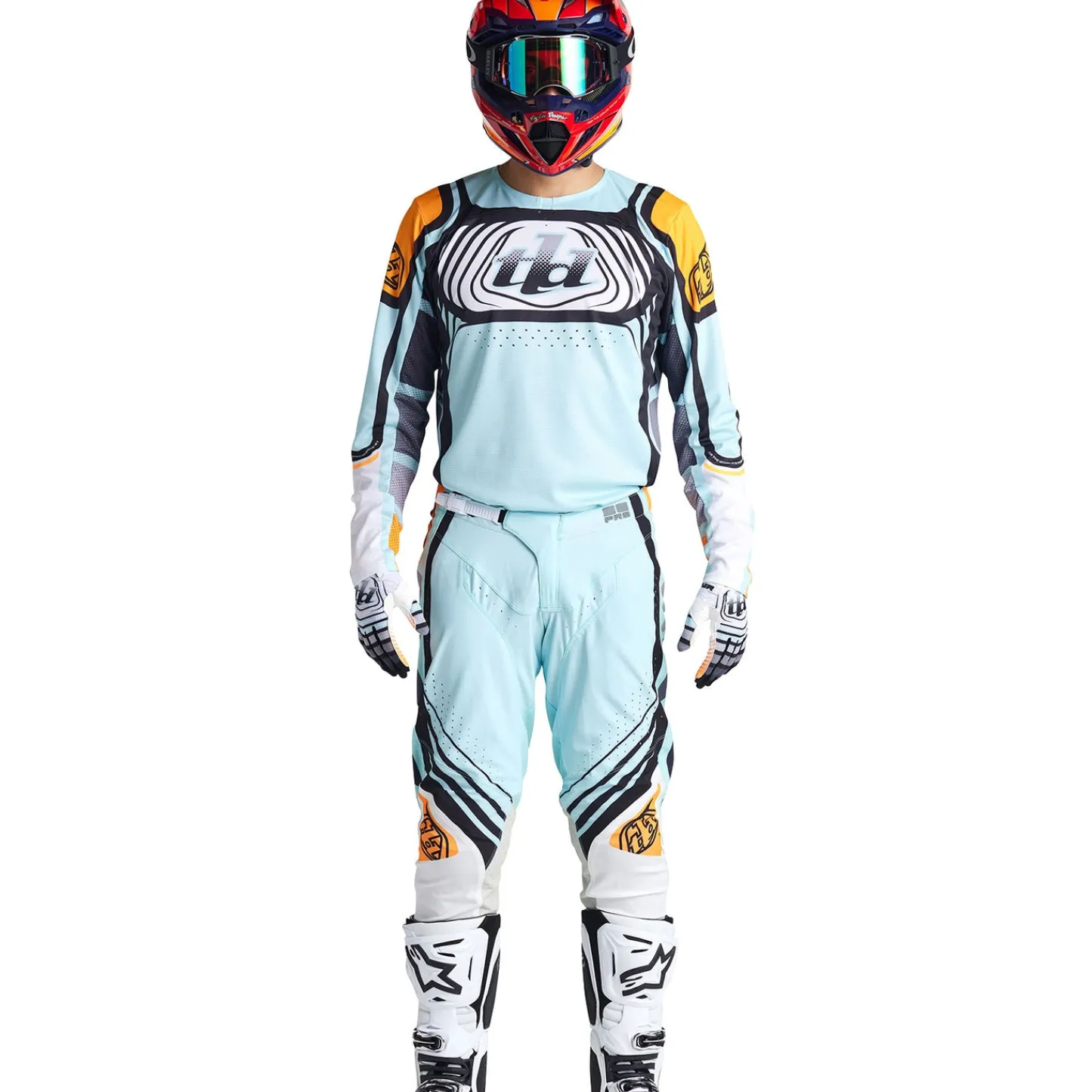 Troy Lee Designs Se Pro|Jerseys^SE Pro Jersey Wavez Bleached Aqua