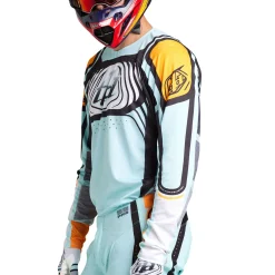 Troy Lee Designs Se Pro|Jerseys^SE Pro Jersey Wavez Bleached Aqua