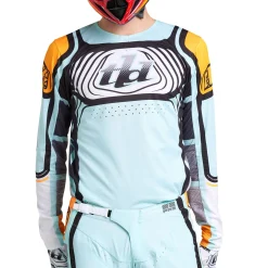 Troy Lee Designs Se Pro|Jerseys^SE Pro Jersey Wavez Bleached Aqua