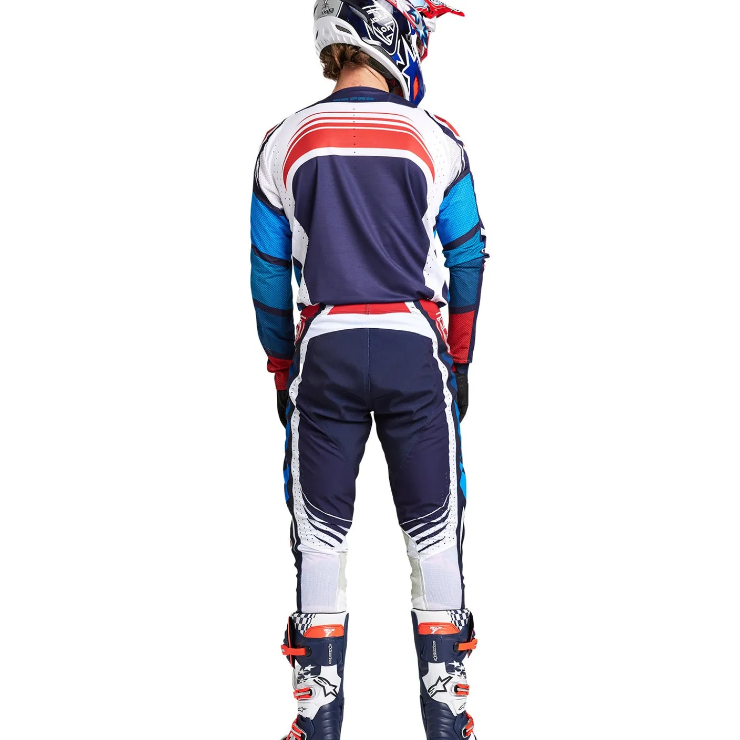Troy Lee Designs Se Pro|Jerseys^SE Pro Jersey Wavez Navy / Red