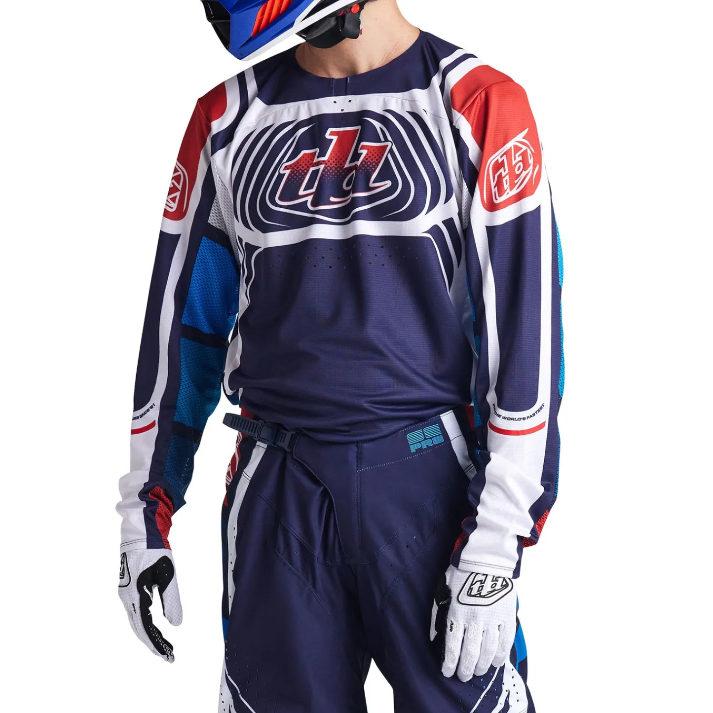 Troy Lee Designs Se Pro|Jerseys^SE Pro Jersey Wavez Navy / Red