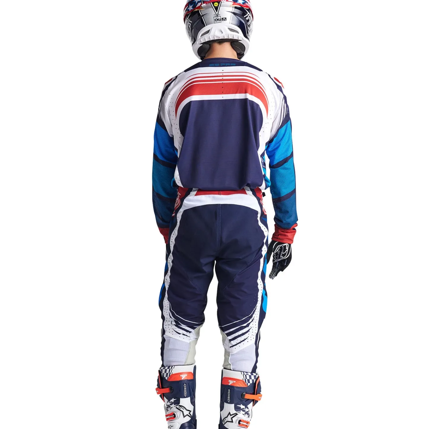 Troy Lee Designs Se Pro|Jerseys^SE Pro Jersey Wavez Navy / Red