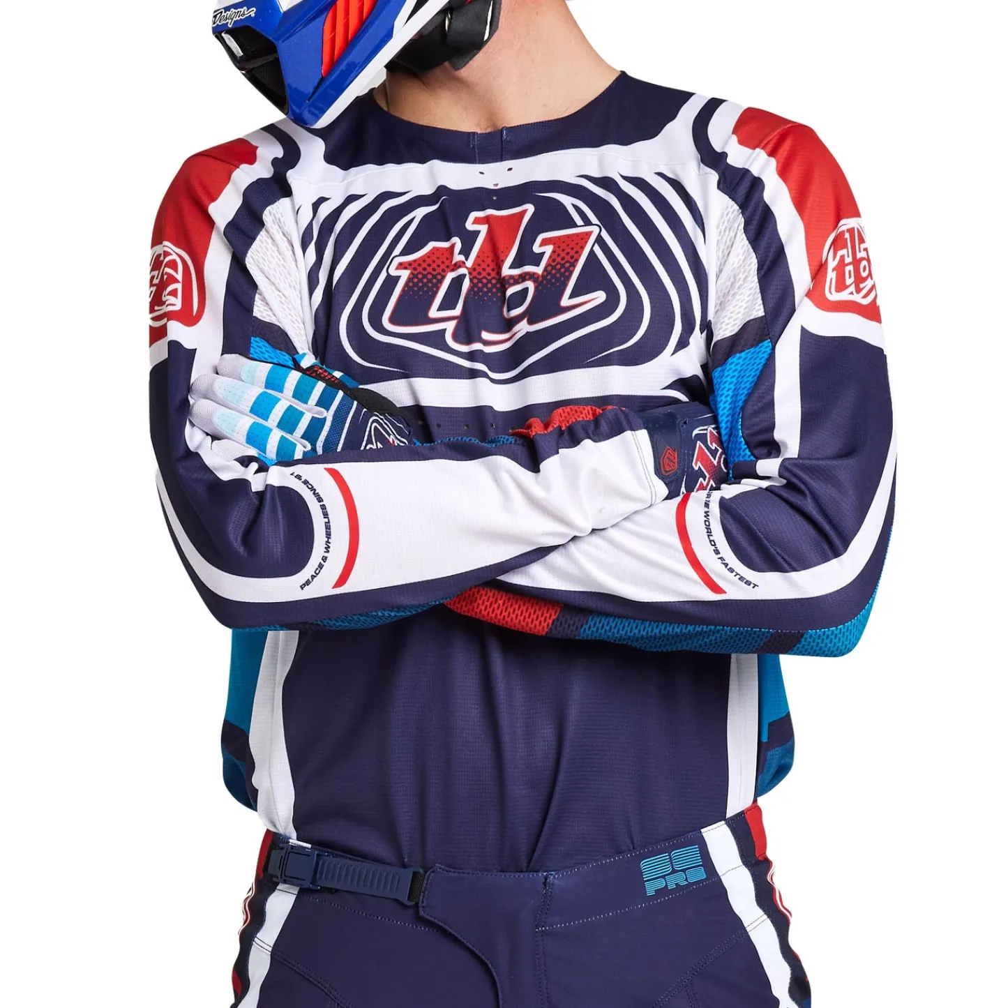 Troy Lee Designs Se Pro|Jerseys^SE Pro Jersey Wavez Navy / Red