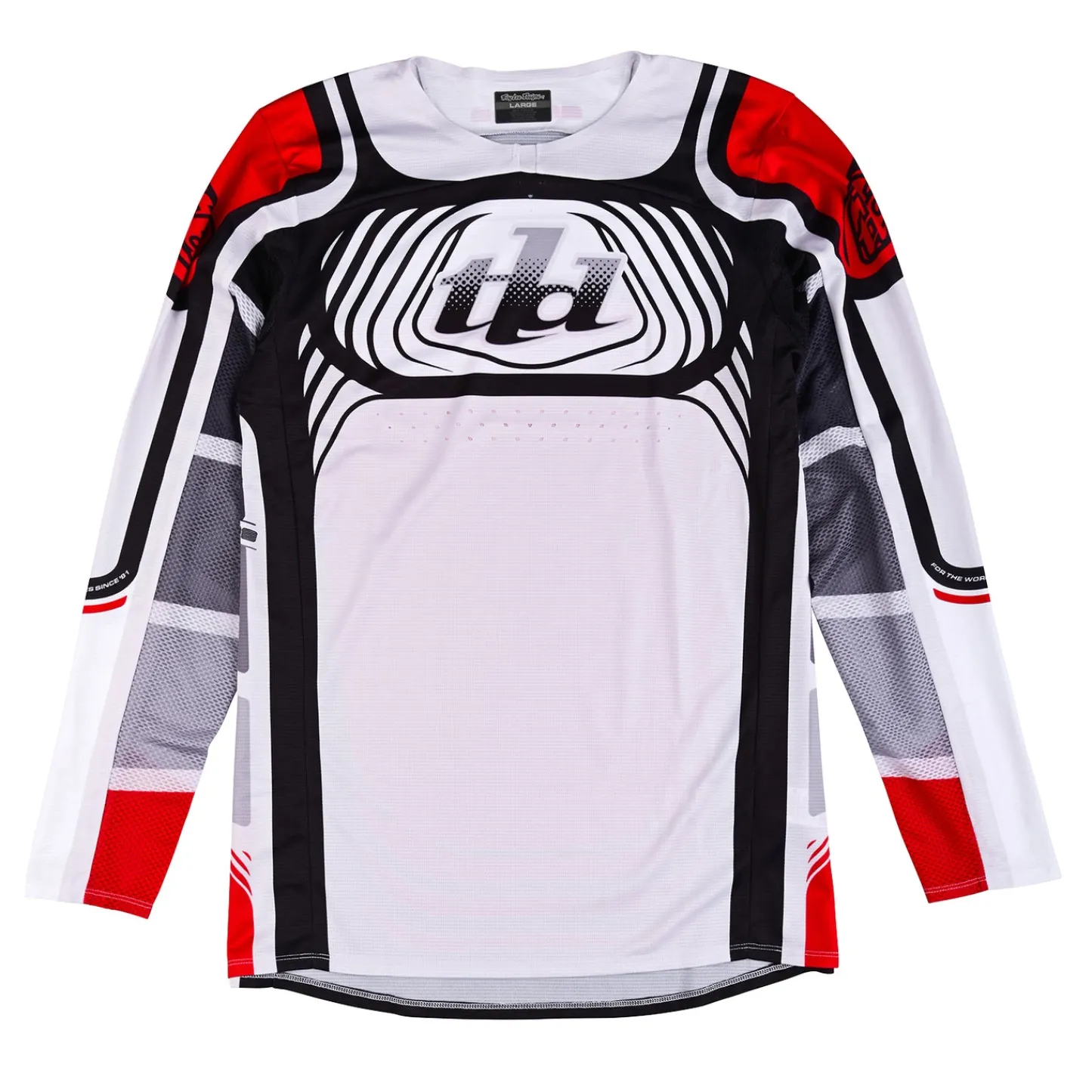 Troy Lee Designs Se Pro|Jerseys^SE Pro Jersey Wavez Off-White / Red