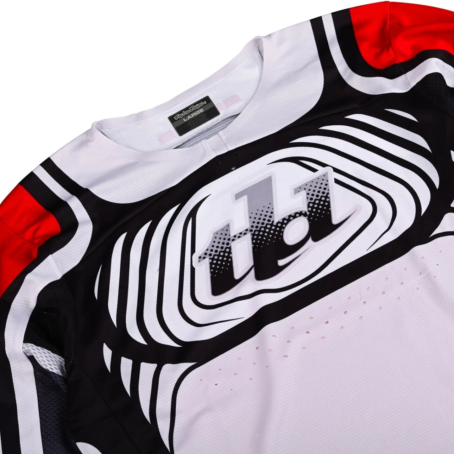 Troy Lee Designs Se Pro|Jerseys^SE Pro Jersey Wavez Off-White / Red