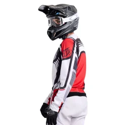Troy Lee Designs Se Pro|Jerseys^SE Pro Jersey Wavez Off-White / Red