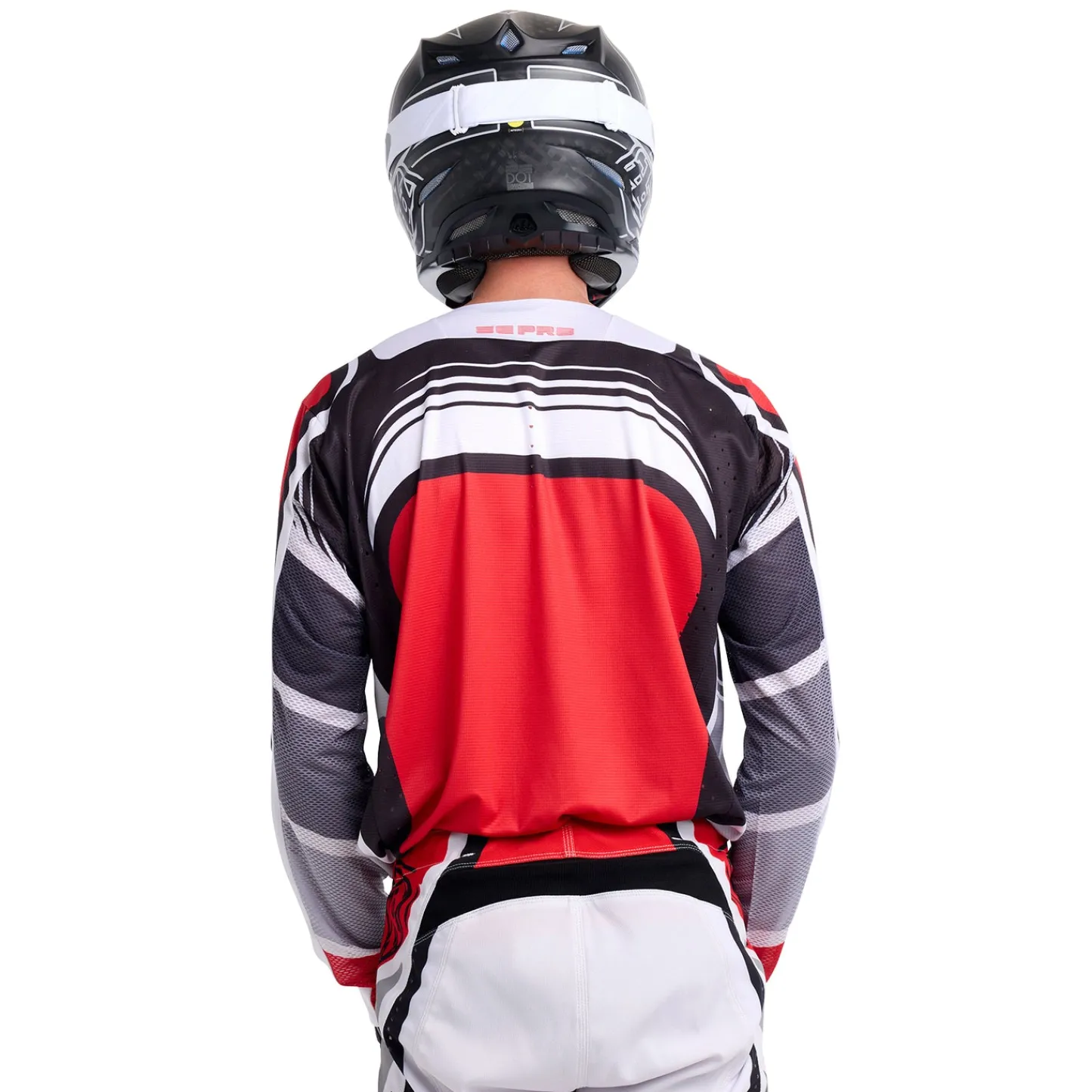 Troy Lee Designs Se Pro|Jerseys^SE Pro Jersey Wavez Off-White / Red